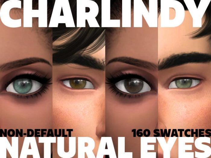 Огромный пак с натуральными глазами Charlindy